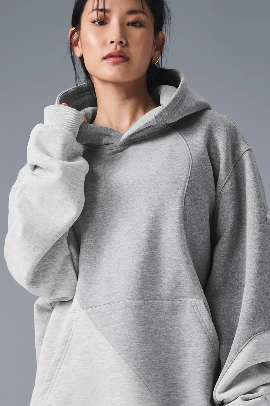 Alo YogaÂ® | Make Waves Hoodie in Athletic Heather Grey Tonal, Size: L WOMEN/M MEN | Alo Yoga (US)