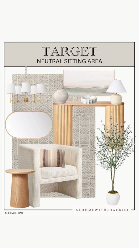 Target neutral sitting are, neutral sitting area, target on sale, target sitting area, entryway, styled entryway, console table, chandelier, light fixture, framed wall art, accent chair, accent table, olive tree. 

#LTKstyletip #LTKfindsunder100 #LTKhome