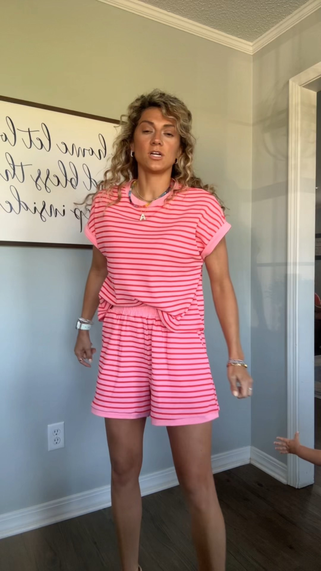 Easy summer outfit. Sets are so in! #summerset #set #setwear #lounge #loungewear #shoes #shoesale #summershoes #summersale #memorialday #memorialdaysale 

#LTKSummerEdit #LTKSaleAlert