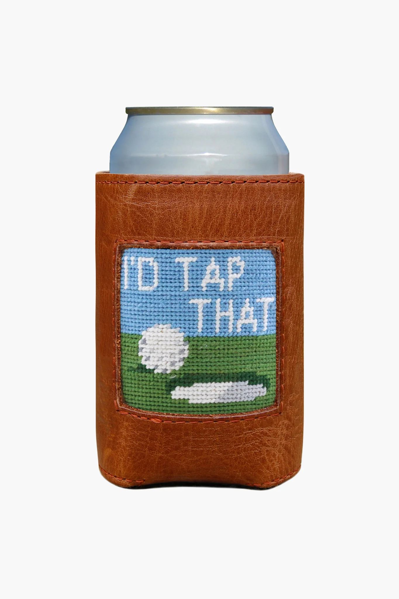 I'd Tap That Needlepoint Can Cooler | Tuckernuck (US)
