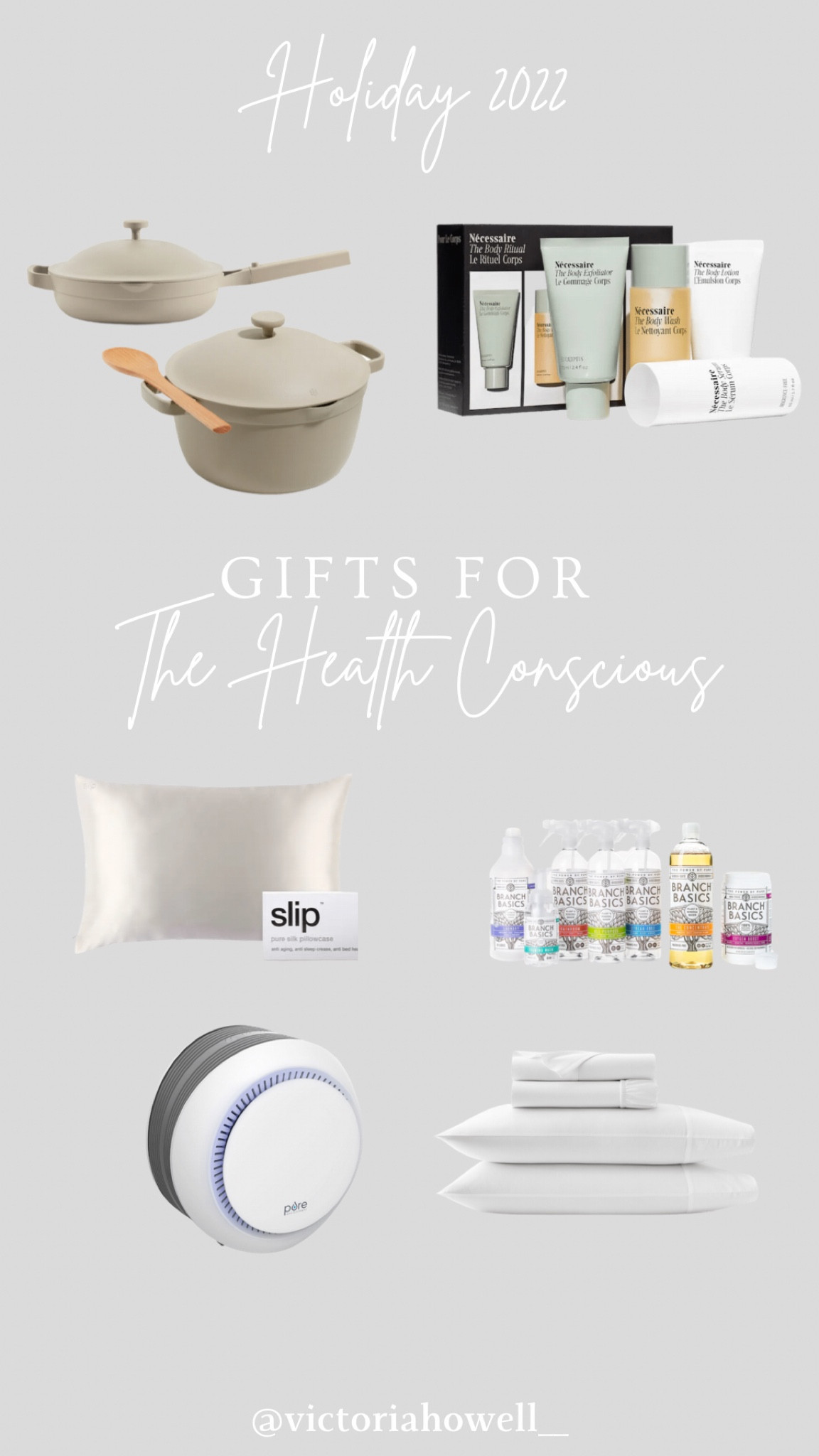 Gifts for the health conscious / non toxic gift ideas / our place pan / Neccessaire / slip Nordstrom / hsn hepa air purifier

#LTKsalealert #LTKhome #LTKHoliday