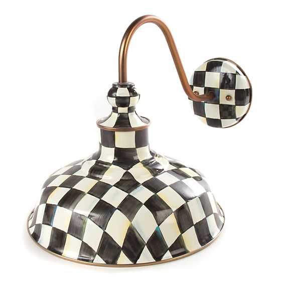 Courtly Check Barn Sconce - 12" | MacKenzie-Childs