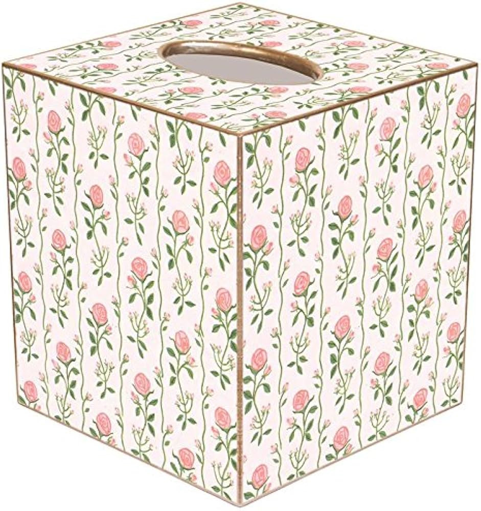 Marye-Kelley TB631 - Rose Stripe Tissue Box Cover | Amazon (US)