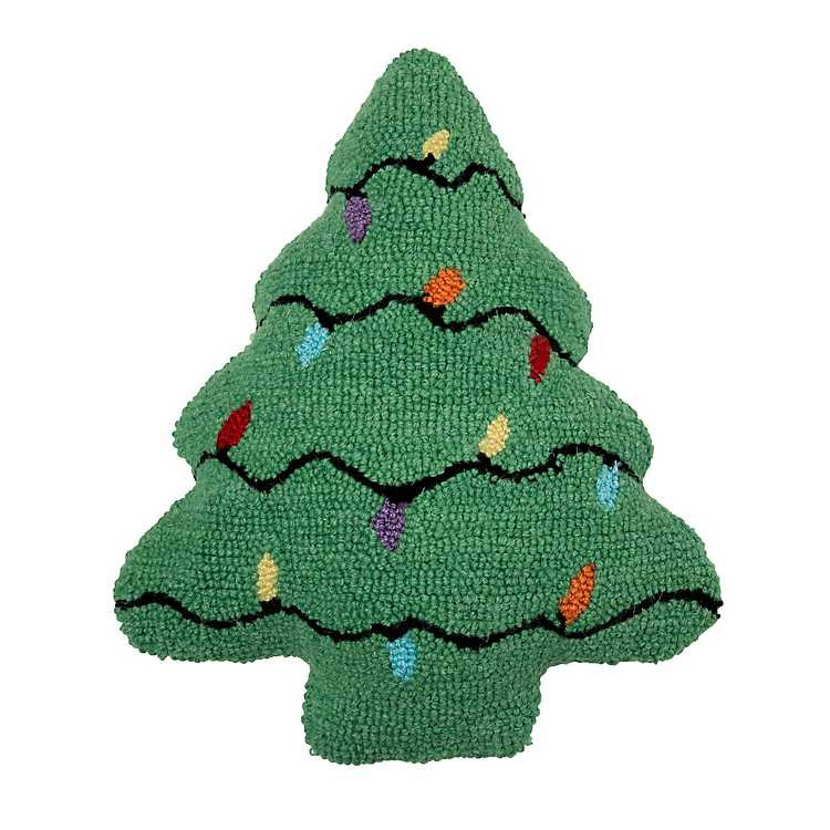 New! Christmas Tree Shaped Pillow | Kirkland's Home