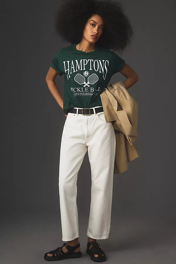 AGOLDE '90s Mid-Rise Straight-Leg Loose Crop Jeans | Anthropologie (US)