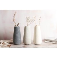 Minimal Large Concrete Vase, Handmade Vase Suitable For Dried Or Faux Flowers. Home Decor | Etsy (UK)