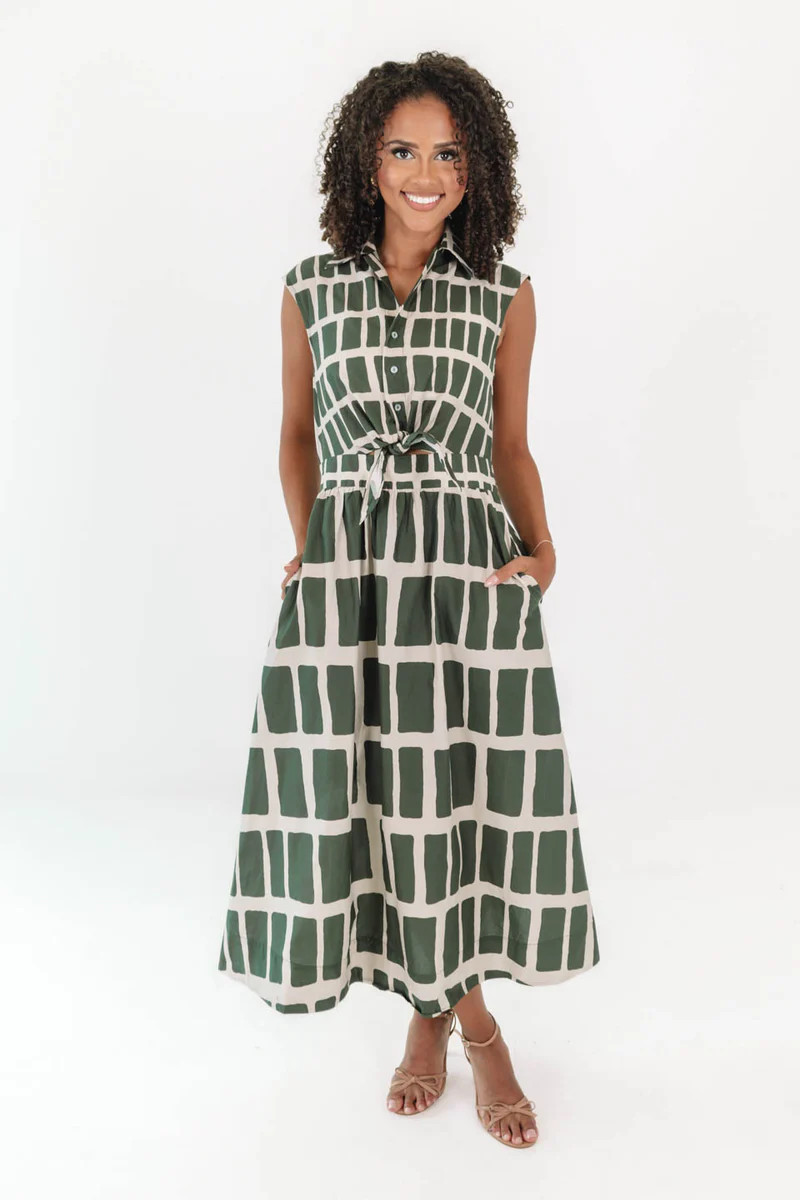 Go The Distance Midi Dress - Green | The Impeccable Pig
