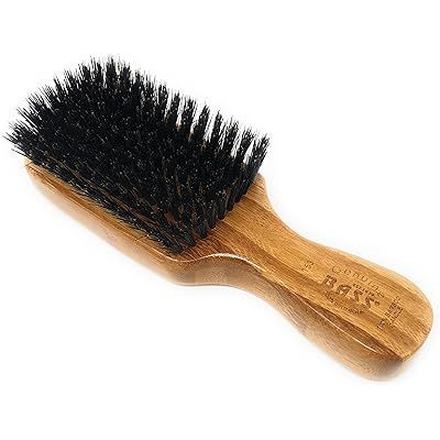 Bass Brushes 100% Wild Boar Bristle Classic Men's Club Style Hair Brush, with 100% Pure Bamboo Handl | Amazon (US)