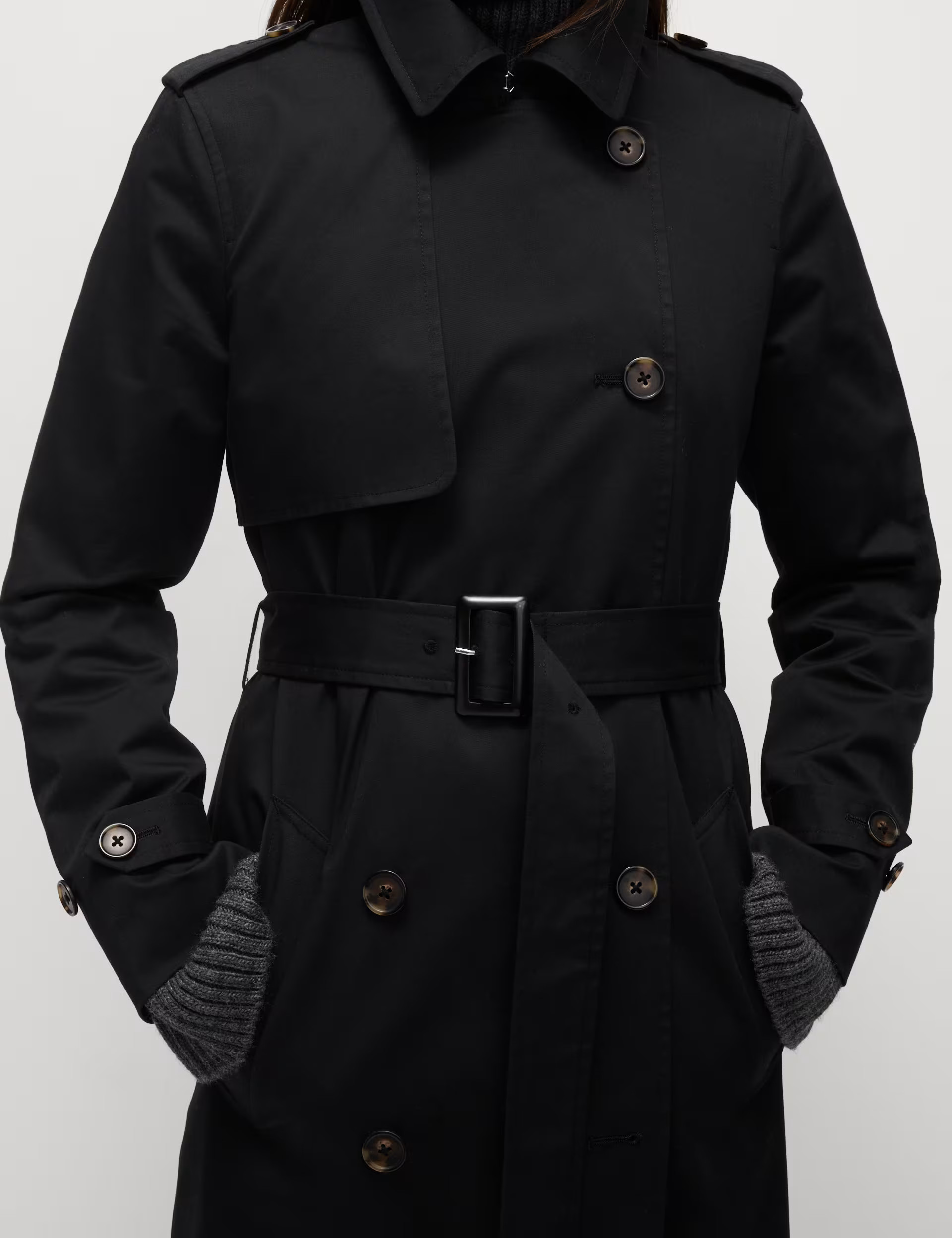 Cotton Rich Belted Longline Trench Coat | Marks & Spencer (UK)