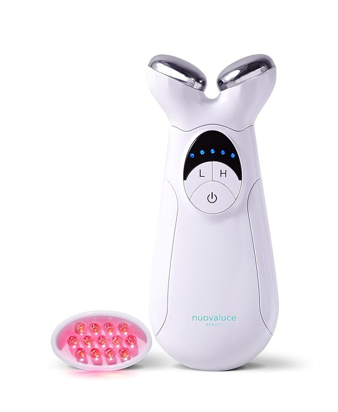 Nuovaluce Anti Aging Microcurrent & Red Light Therapy Device - Wrinkle Reducing & Skin Tightening... | Amazon (US)