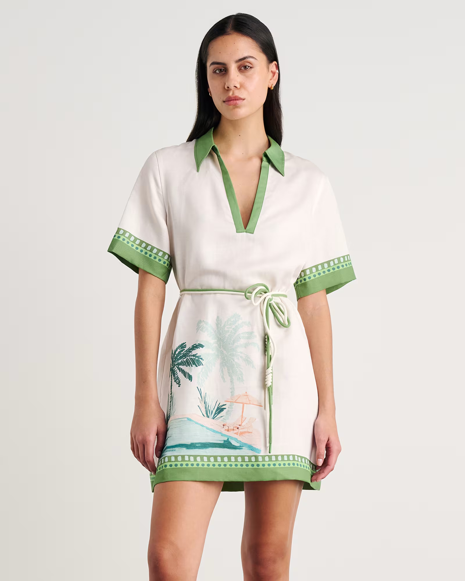 Sunlounger Mini Dress | JAG (Australia & New Zealand)