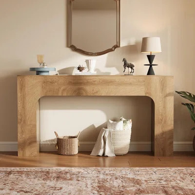47 Inch/63 Inch Farmhouse Long Console Table, Wooden Sofa Table for Behind Couch, Entryway Furniture for Living Room or Hallway | Wayfair North America