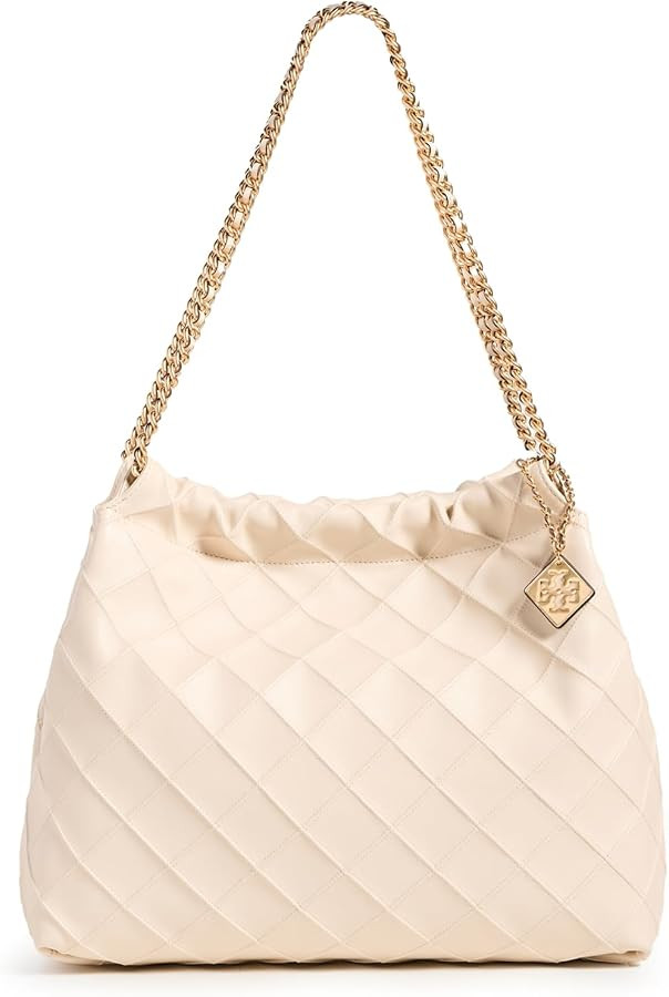 Tory Burch Women's Fleming Soft Drawstring Hobo Bag | Amazon (US)