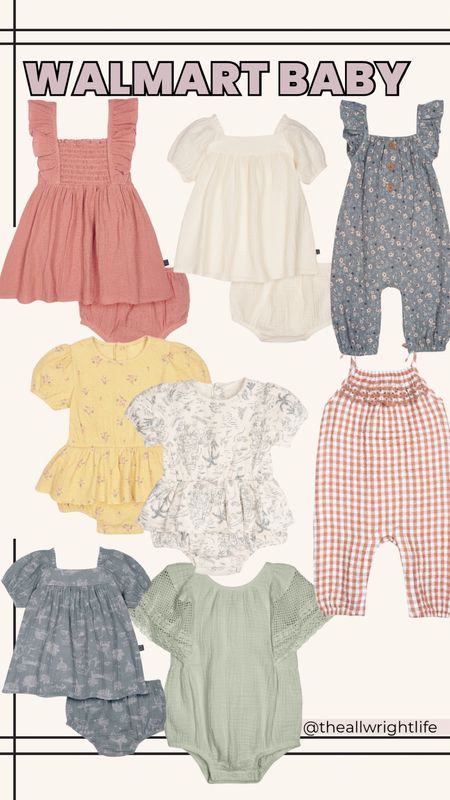 The cutest summer baby clothes under $15. The bottom green one with the flutter sleeves would be the first one in my cart! Sizes 0-24 months and going fast. 

Walmart fashion 
Walmart baby
Modern moments 

#LTKbaby #LTKkids #LTKfamily