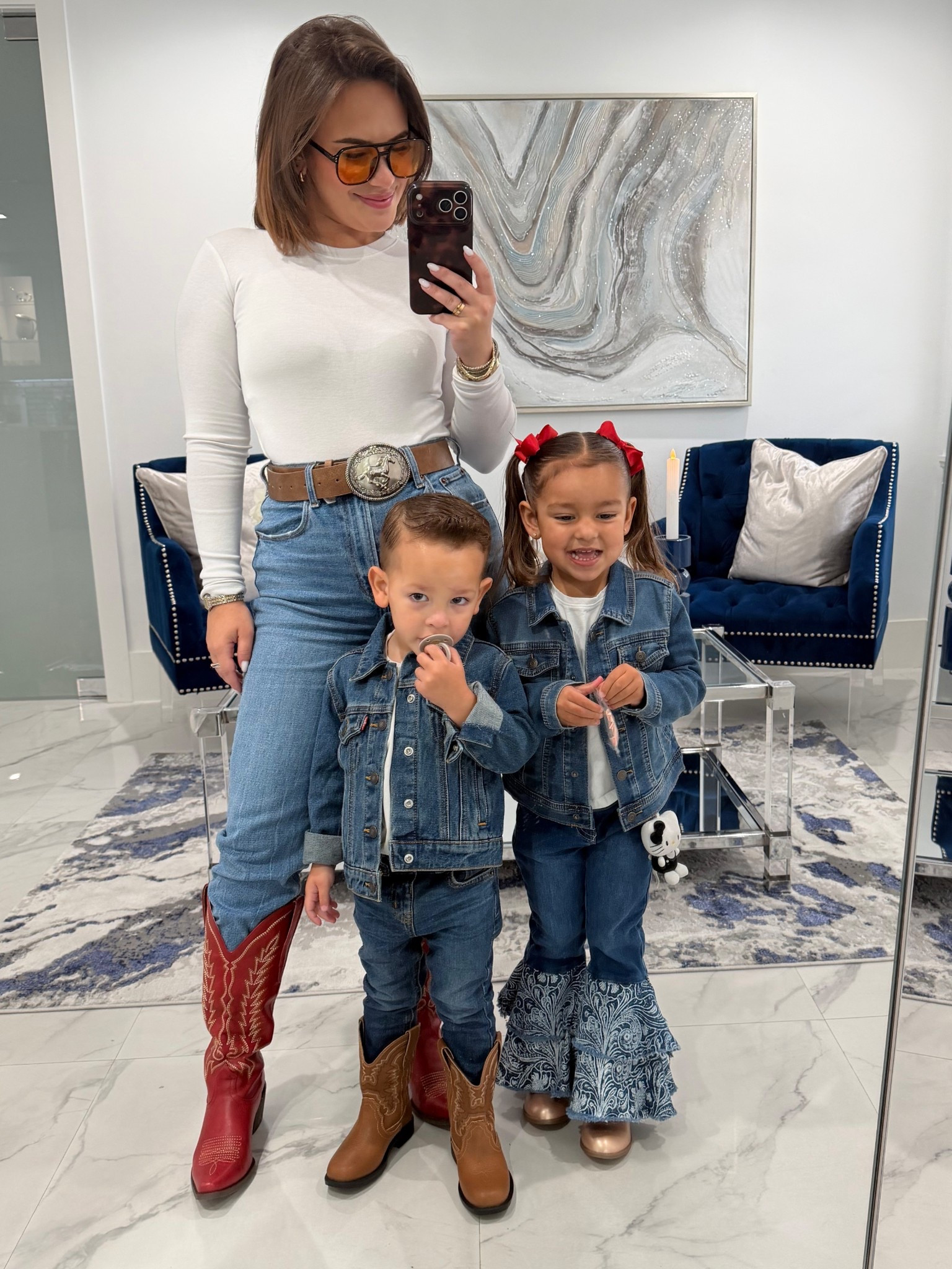 Cowboy family 🤠

#LTKootd #LTKmomlife #LTKKids