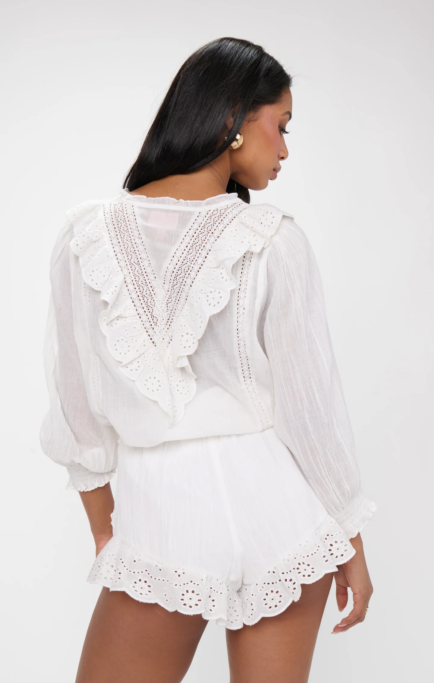 French Blouse ~ White Eyelet | Show Me Your Mumu