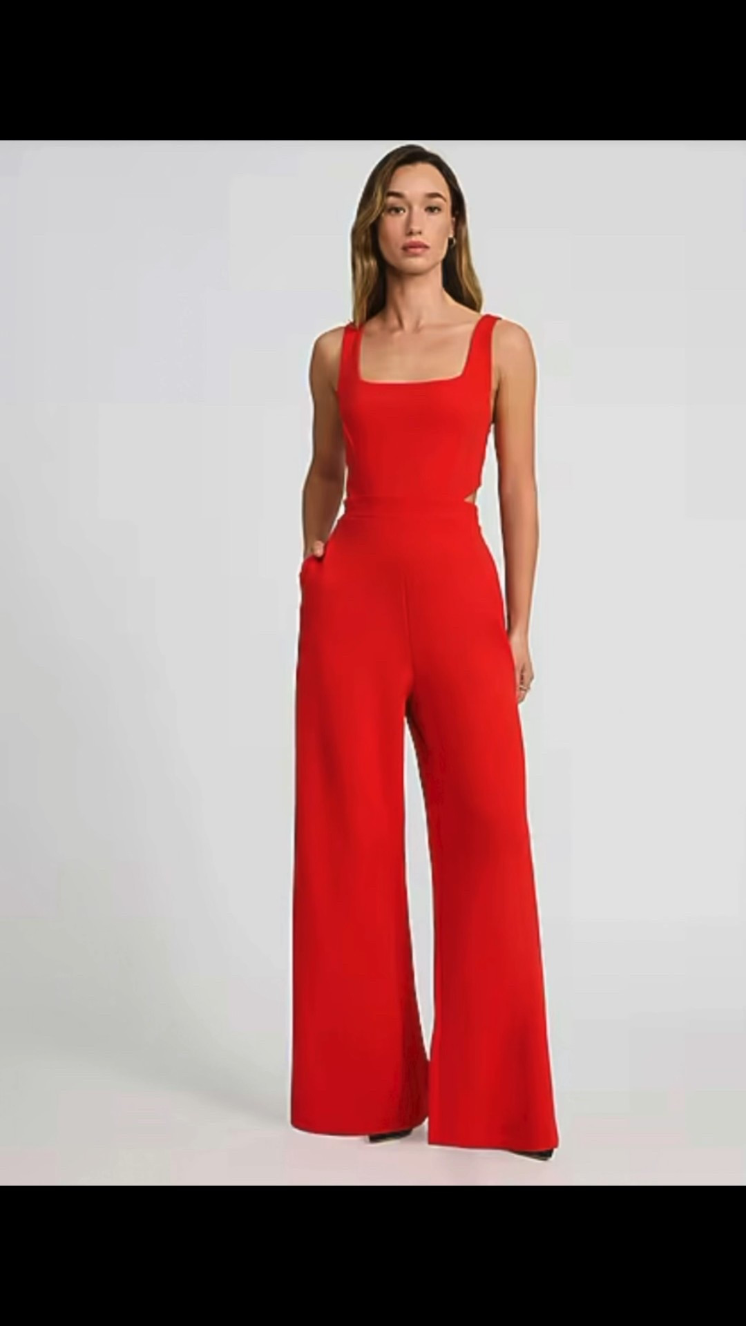 A sleek jumpsuit with cutout sides. Perfect for Valentine’s Day! 

#romper 
#jumpsuit
#redjumsuit 
#valentinedayoutfit
#valentineday 
#red 

#LTKOver40 #LTKSeasonal #LTKValentine

#LTKootd #LTKValentine #LTKdayinmylife