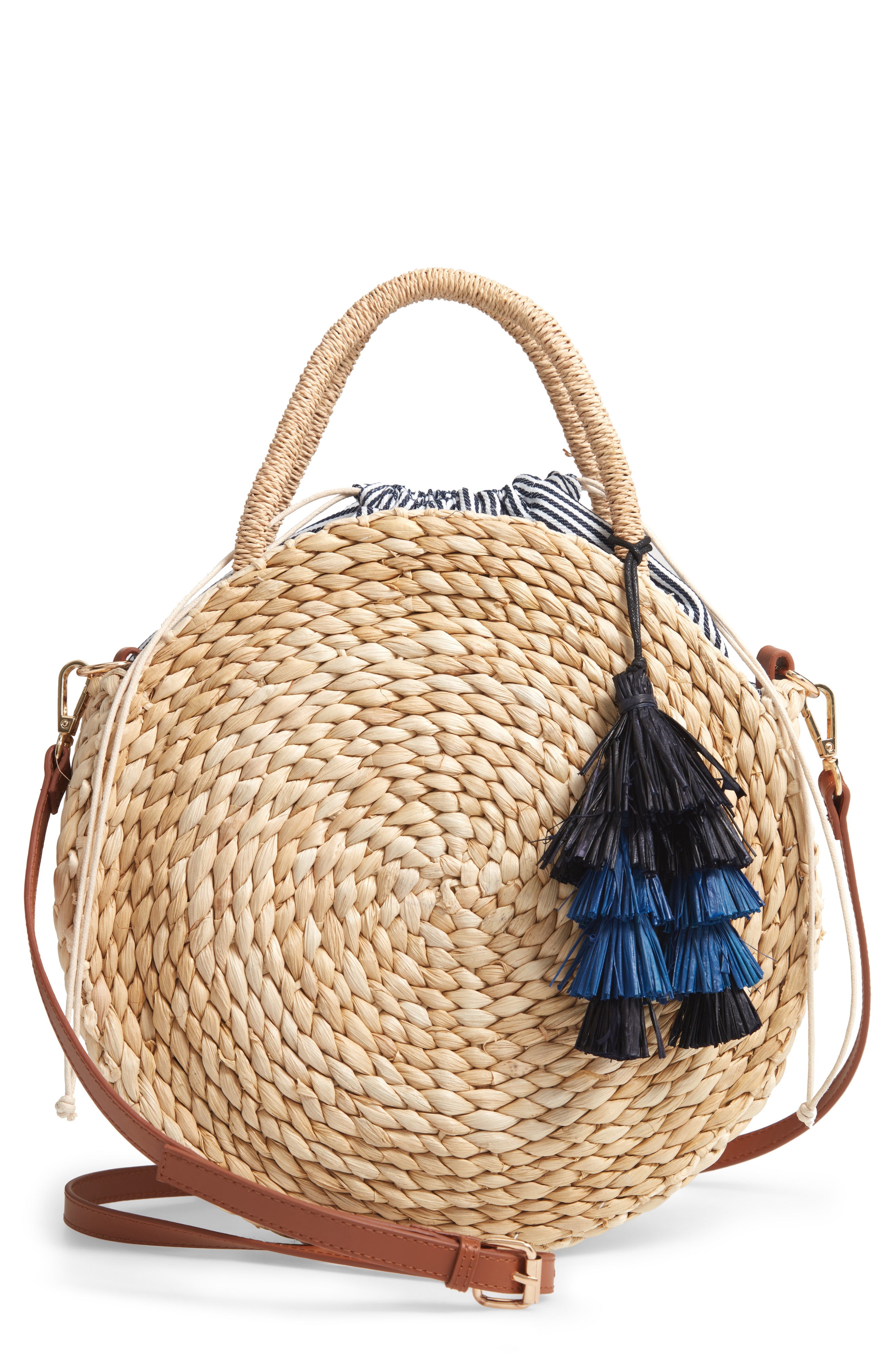 Nordstrom Joni Circular Raffia Tote | Nordstrom