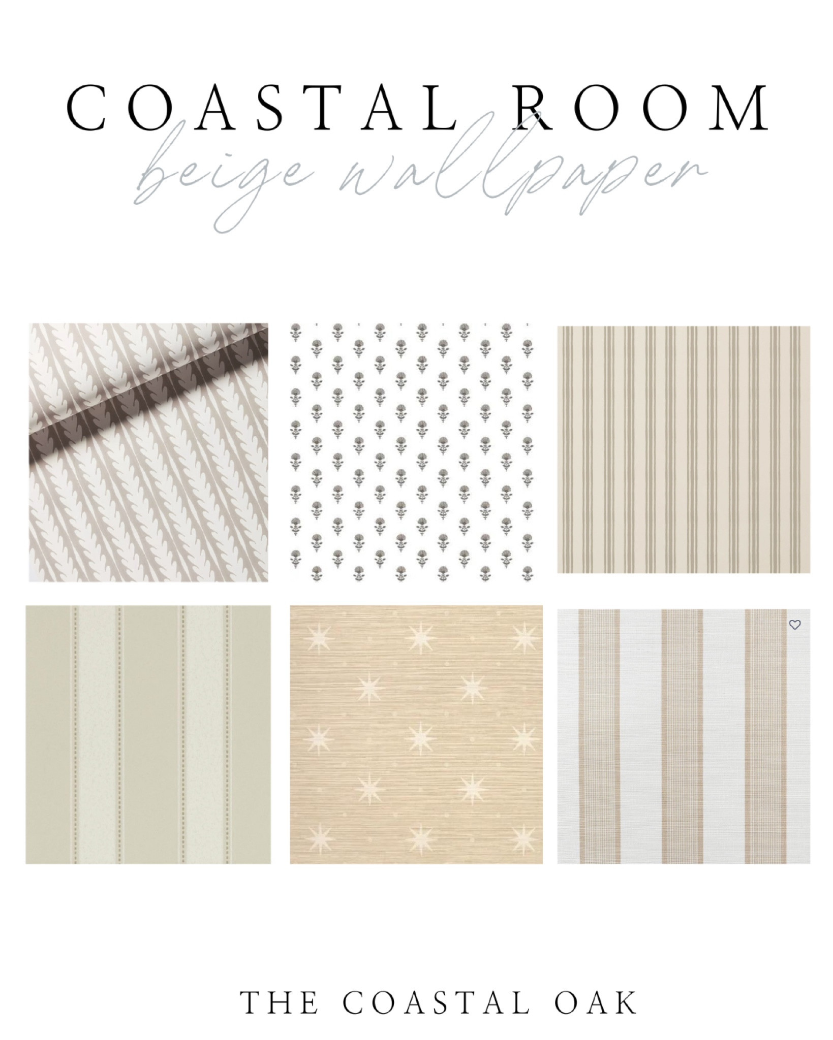 Coastal cottage beige wallpaper 

#LTKHome #LTKxWayfair