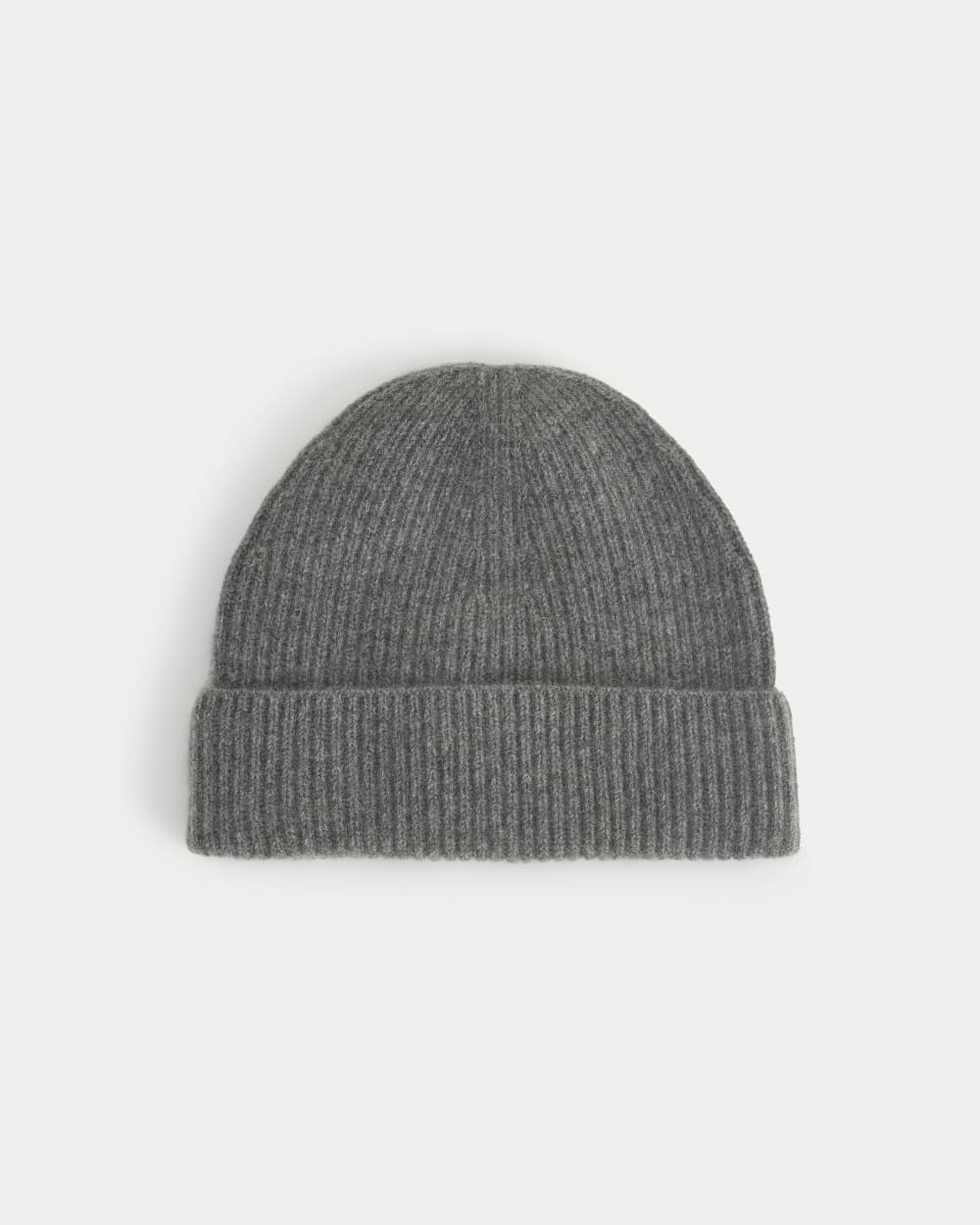 The Cashmere Ribbed Beanie | Heather Charcoal | Everlane