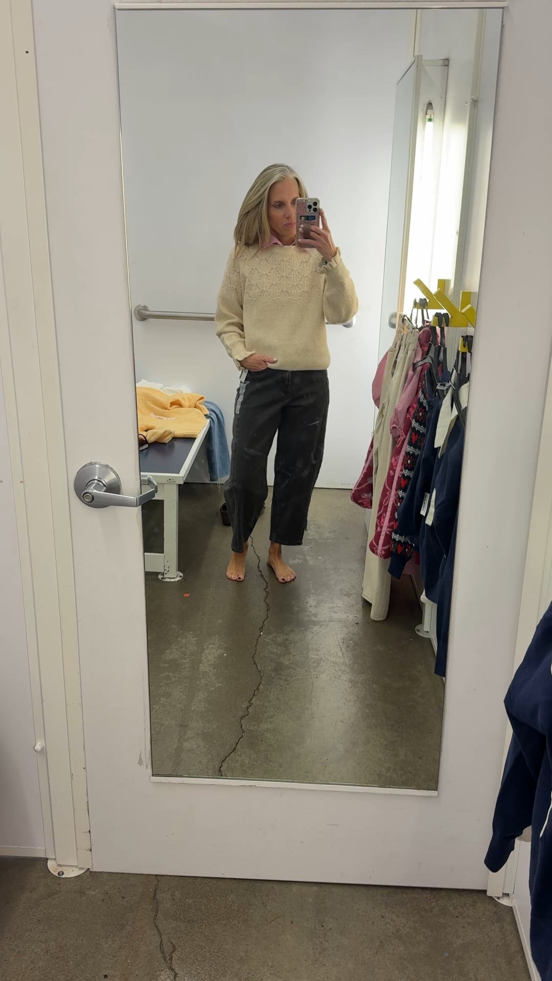 These barrel jeans are some of the best I’ve tried. Wearing 2

#LTKOver40 #LTKSaleAlert #LTKFindsUnder50