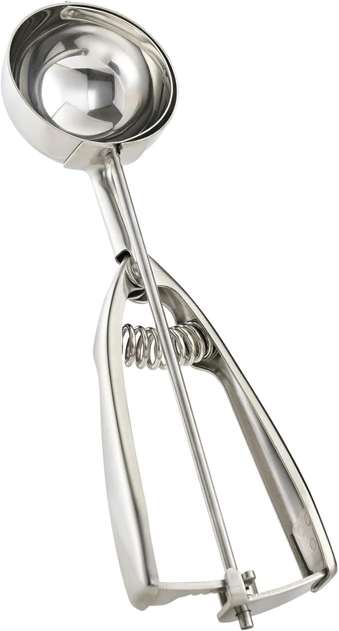 Solula 18/8 Stainless Steel Large Ice Cream Scoop Disher Melon Baller 4 Tablespoon | Amazon (US)