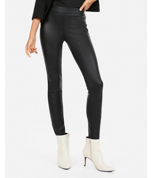 Express Womens Faux Leather Leggings | Express