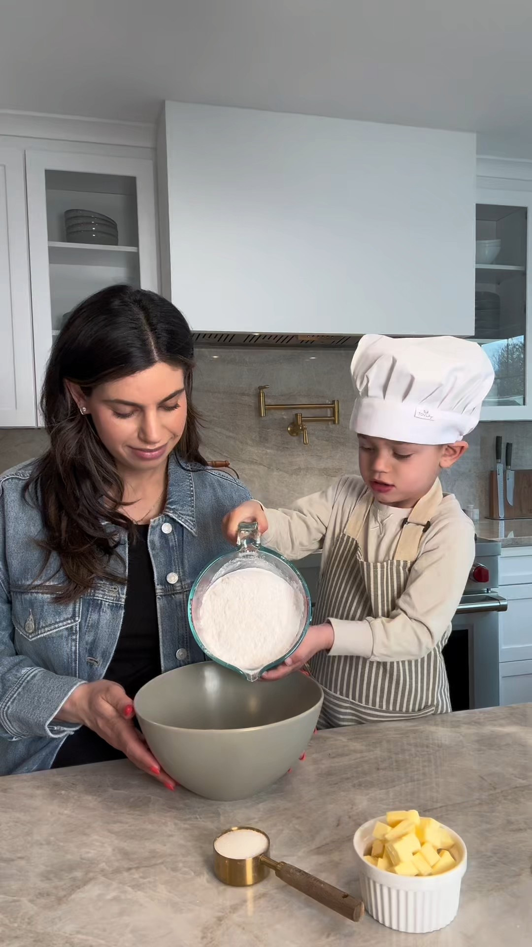 Pancake Mix Scones! These are super easy to make + Luke had so much fun!

#LTKHome #LTKFamily