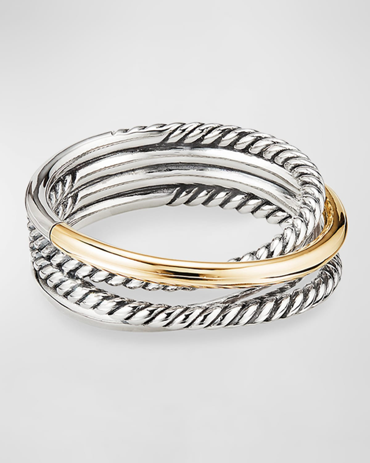 Crossover Ring with 18k Gold | Neiman Marcus