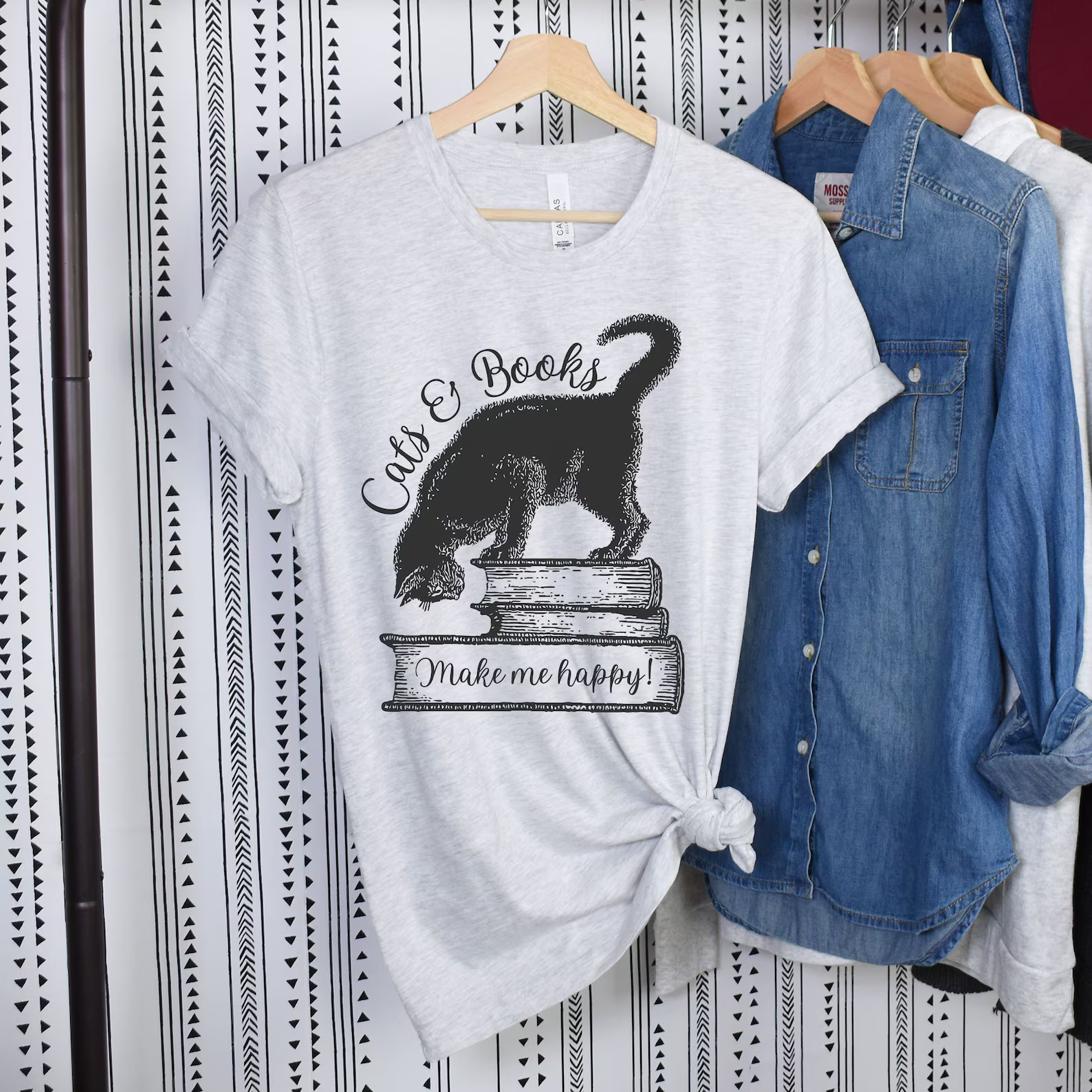 Cats and Books Make Me Happy Shirt, Book Lover Shirt, Cat Lover Shirt, Book Cat Tshirt, Librarian... | Etsy (US)