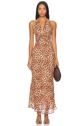 Runaway The Label Tenaya Maxi Dress in Leopard from Revolve.com | Revolve Clothing (Global)