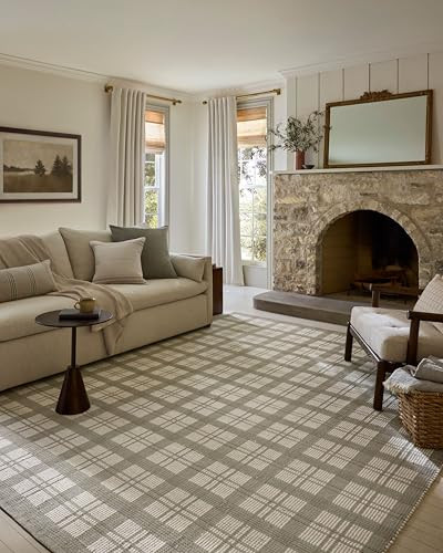 Loloi Magnolia Home by Joanna Gaines Ryder Collection RYD-01 Sage/Ivory 9'-3" x 13' Area Rug | Amazon (US)