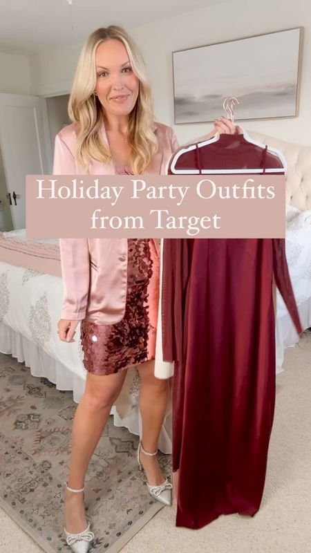 #ad ‘Tis the season for holiday parties and @targetstyle has an amazing selection of outfits for all occasions! Y’all know I couldn’t resist the pink finds! @target @targetstyle #TargetPartner #Target


#LTKmidsize #LTKHoliday #LTKparties