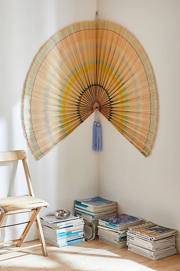 Palmera Fan Floating Headboard in Assorted at Urban Outfitters | Urban Outfitters (US and RoW)