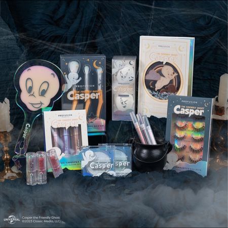 Profusion Casper makeup collection  Halloween 2023 / not my photo / Casper the friendly ghost Halloween makeup cute spooky ghosts eyeshadow palette glitters lip products 

#LTKbeauty #LTKHalloween