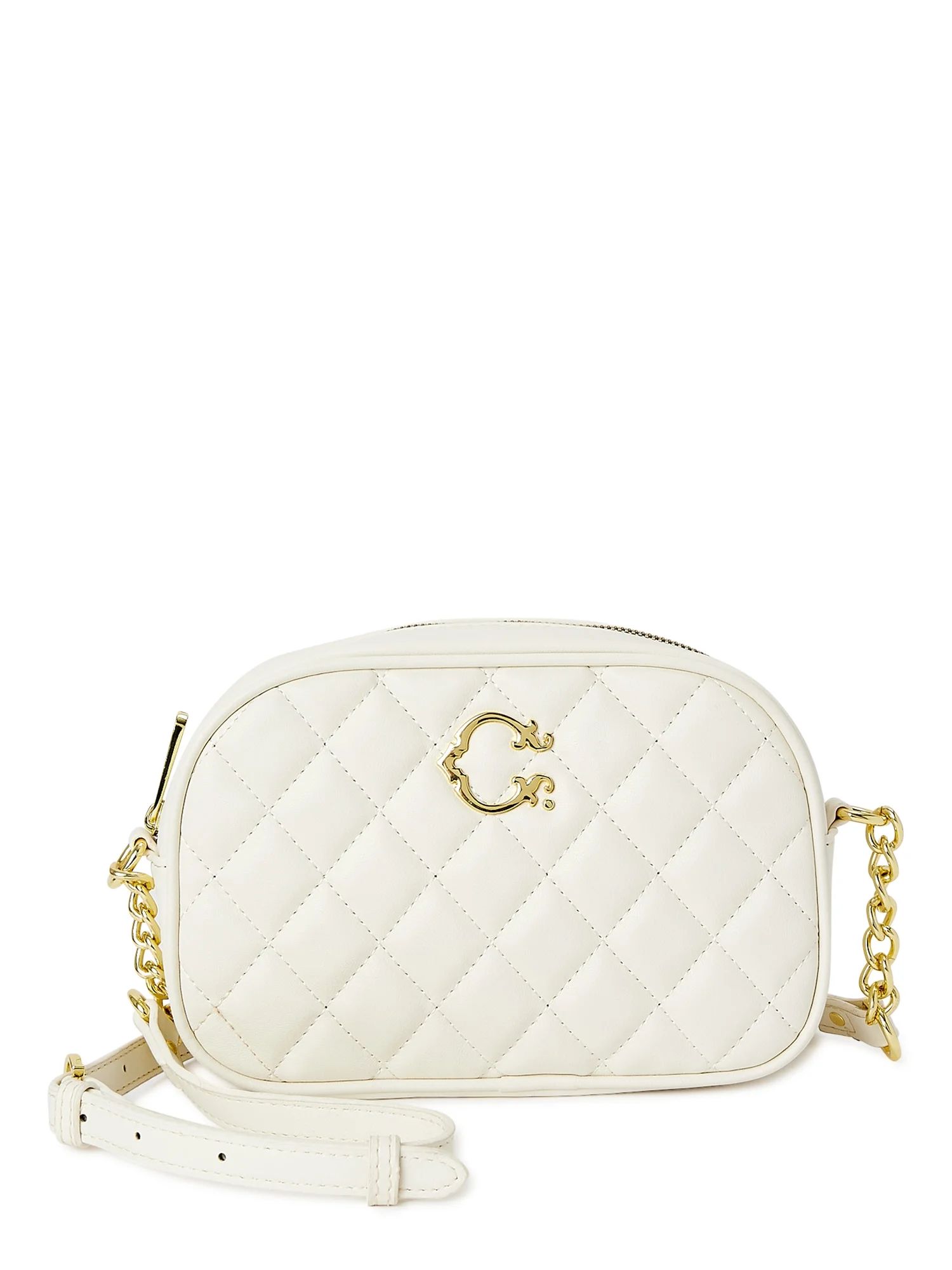 C. Wonder Women's Talia Small Camera Crossbody Bag, White - Walmart.com | Walmart (US)