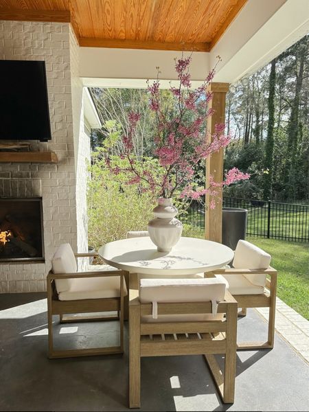 West Elm Outdoor Furniture Outdoor table Outdoor Chairs Vases 

#LTKHome