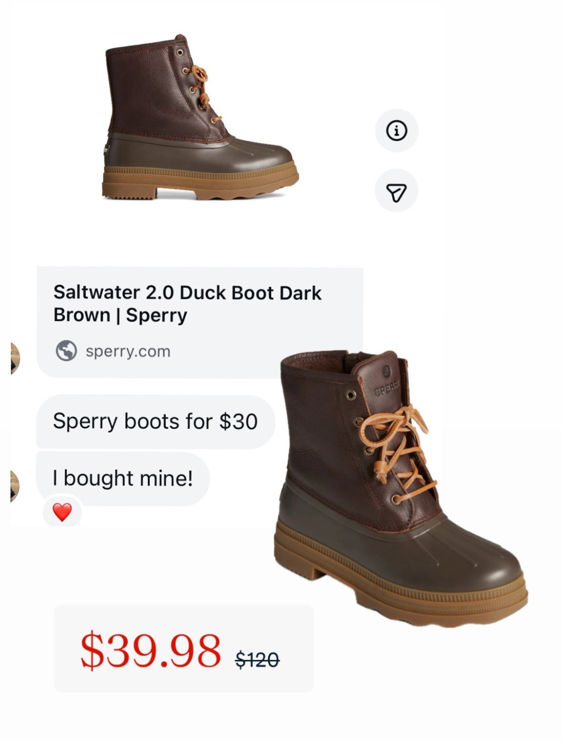 Speedy winter boots on major deal! 



#LTKFindsUnder50 #LTKSaleAlert