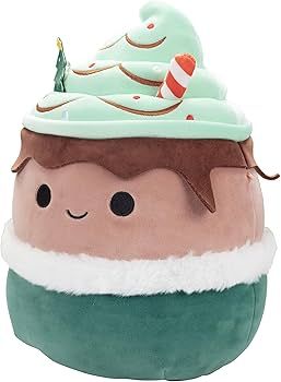 Squishmallows 10" Ernesto the Peppermint Latte - Official Kellytoy 2023 Christmas Plush - Collect... | Amazon (US)