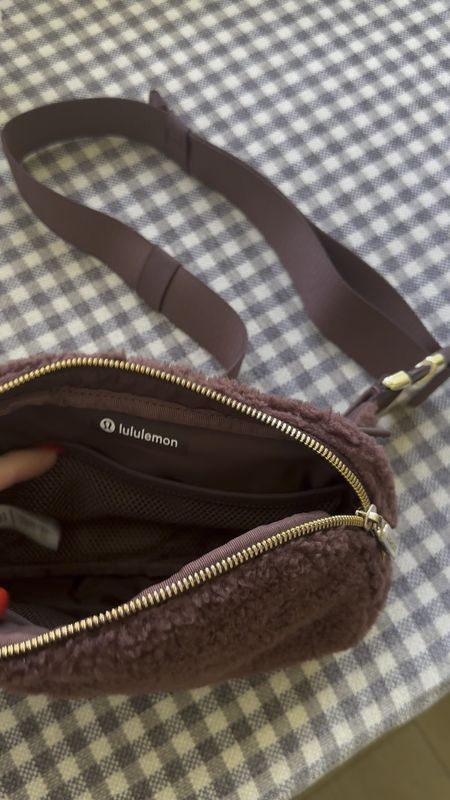 Lululemon fleece belt bag $30 off! 
All colors in stock 🤎🤍🖤

#LTKfindsunder50 #LTKsalealert