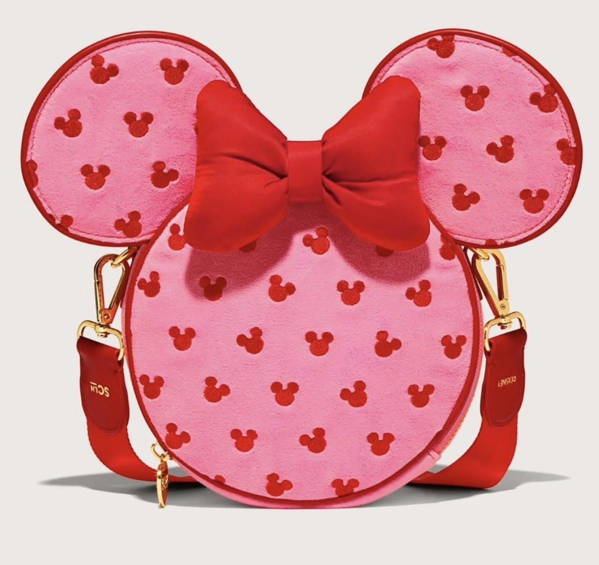 Disney Stoney Clover Lane Disney Valentine's Day Pink Minnie Mouse Crossbody Bag | eBay US