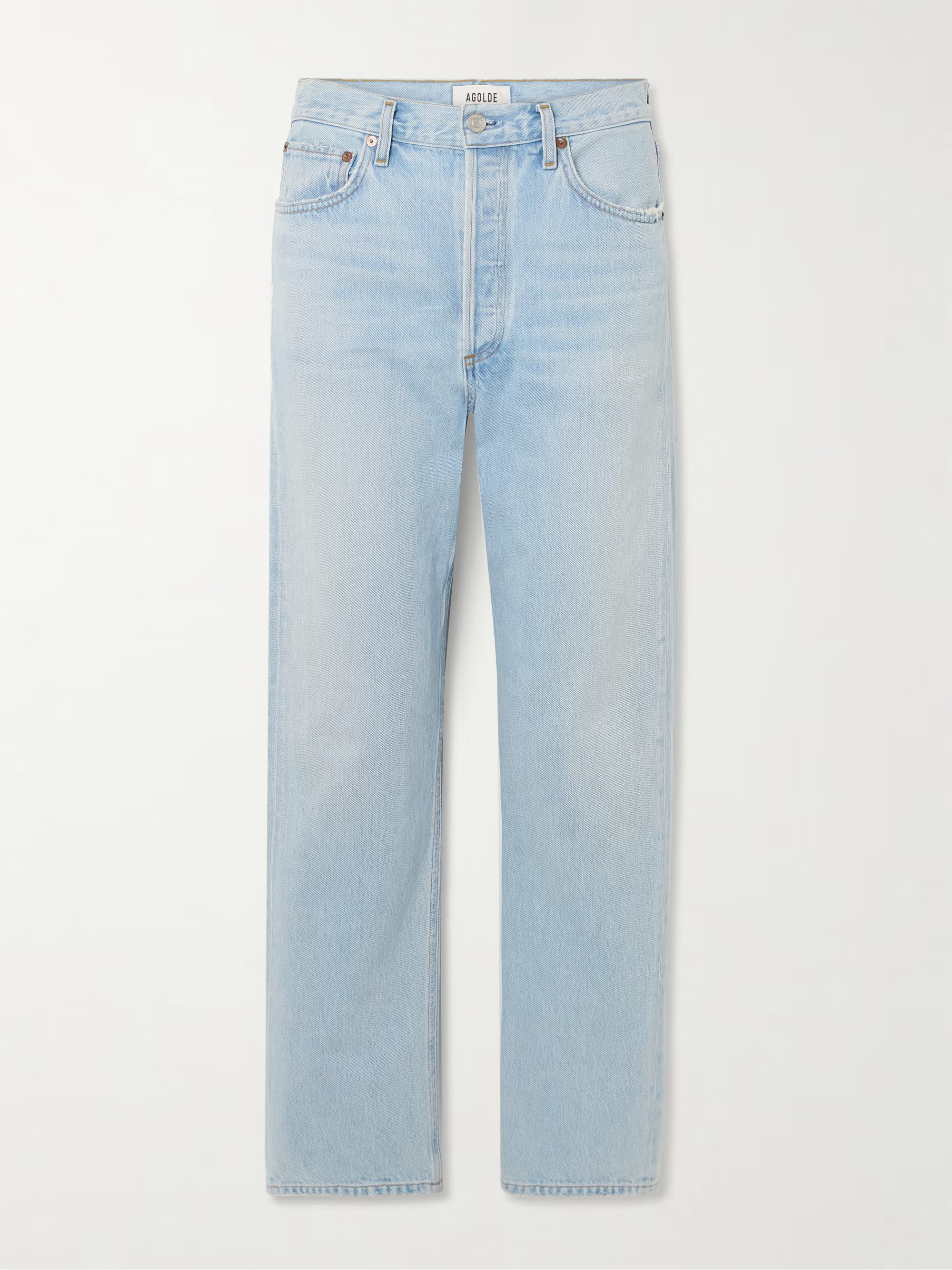AGOLDE's jeans are named after the '90s and are made to look like a vintage pair from the decade.... | NET-A-PORTER (UK & EU)