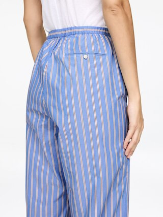 Cotton Pyjama Trousers – Blue/Striped – Women – ARKET EU | Arket EU