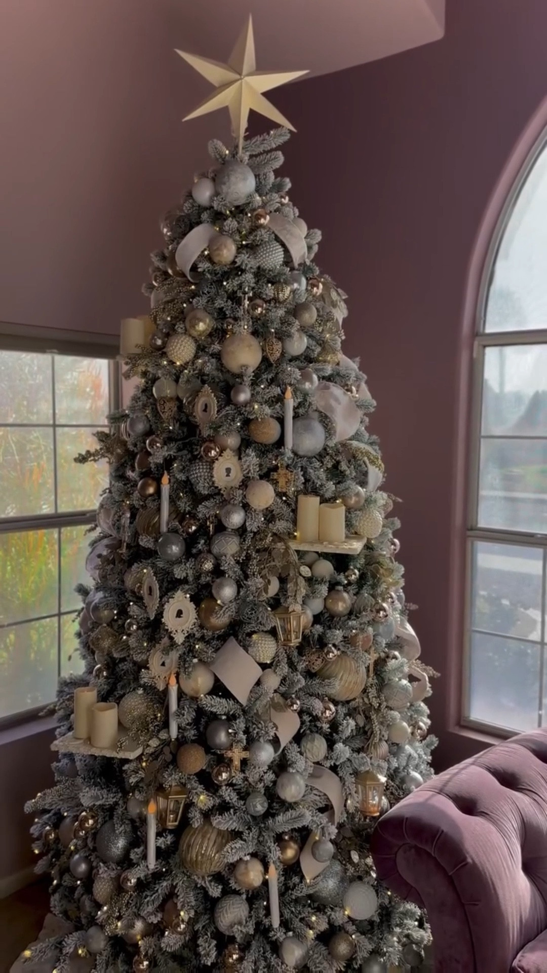 Quiet moments. 🕯️

I am in love with decorating slowly, with intention & a mind to cherish every moment. This was my first year adorning my King Flock tree from @kingofchristmas , and there was something so magical about decorating it. 

I got the prelit version with 1100 warm white LED lights, and they glow so beautifully at night. A splash of taper candles, handmade ornaments and custom shelves brought this romantic, old world style Christmas look to life. 

This tree will bring all the gorgeous holiday vibes to your life. It’s linked in my LTK and this tree is currently on sale for Cyber Monday. 🤍 


#LTKHoliday #LTKCyberWeek #LTKHome