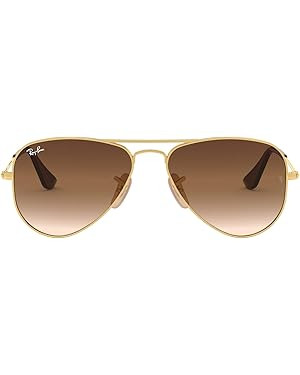 Ray-Ban Junior Rj9506s Metal Aviator Sunglasses | Amazon (US)
