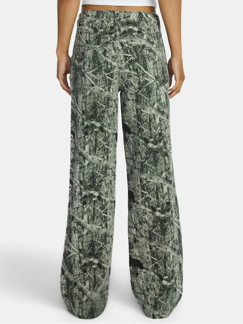 Madden NYC Women’s Ultra 90's Jeans with Bow Embroidery, 32'' Inseam, Sizes 00-18 | Walmart (US)