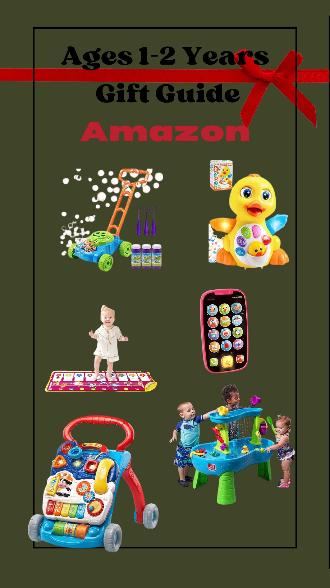 Gift Guide for ages 1 - 2 Years | Gift Guide for ages 12 -24 Months! My kids loved these items and still use some of them years later! Amazon Favorites! 

#LTKGiftGuide #LTKHoliday #LTKKids