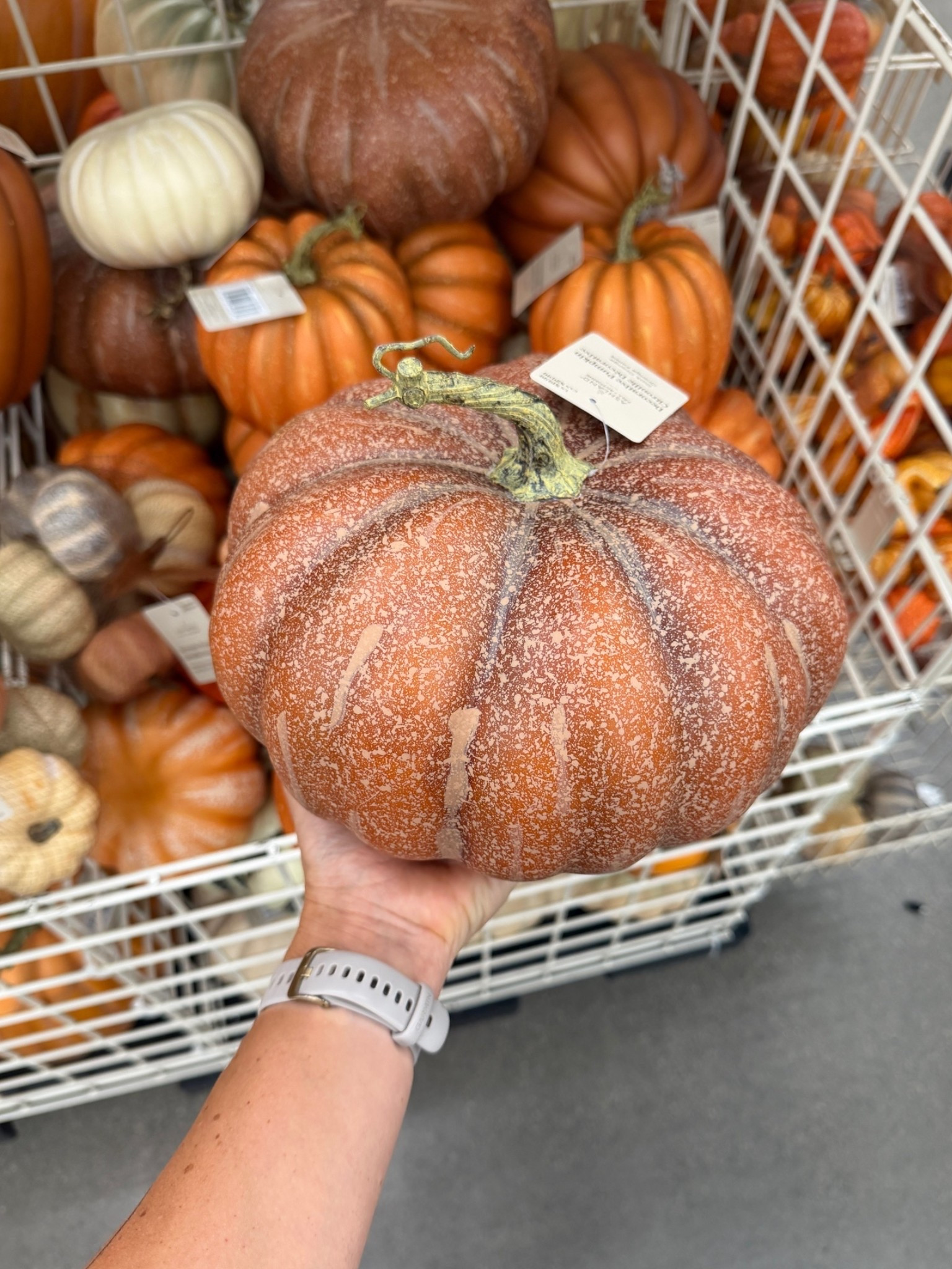 Realistic pumpkins on sale! These would look so cute on a front porch for fall!

#LTKHome #LTKSeasonal #LTKSaleAlert