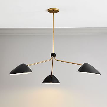 Curvilinear Mid-Century Chandelier | West Elm (US)