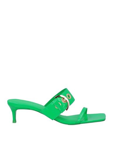By Far Woman Sandals Green Size 7 Soft Leather | YOOX (US)